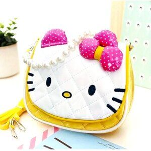 HELLO KITTY CROSSBODY BAG YELLOW DESIGN